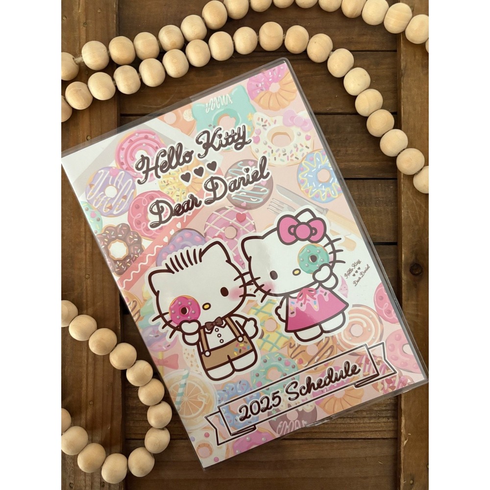 Sanrio 2025 Hello Kitty Calendar 5x7 – Rare Kawaii Stationery Collectible